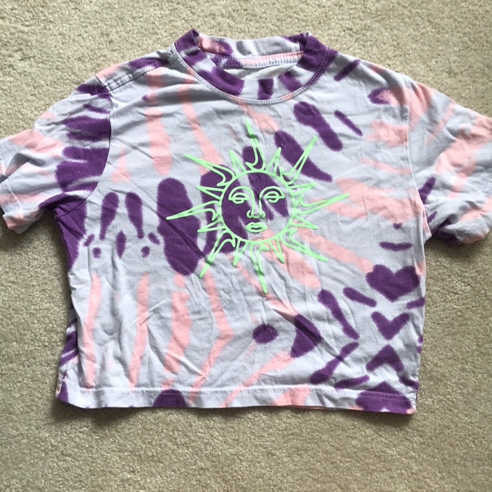 Nike tie dyed crop top